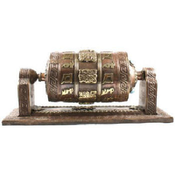 Wall mount Metal Prayer Wheel W-002